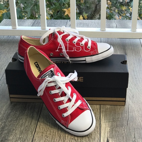 NWT Converse Ctas Dainty OX Varsity Red W AUTHENTI - Picture 2 of 8